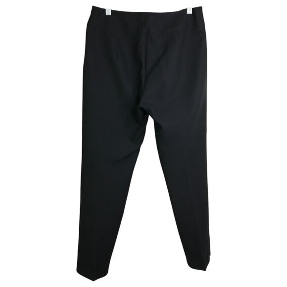 J. Mclaughlin Ankle Pants Wmns 10 Black Gold Buttons at ankle High Rise Classic - Picture 3 of 6